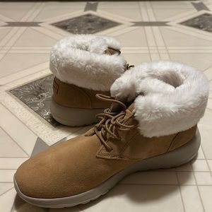 Skechers On The Go Fuzzy Boots.